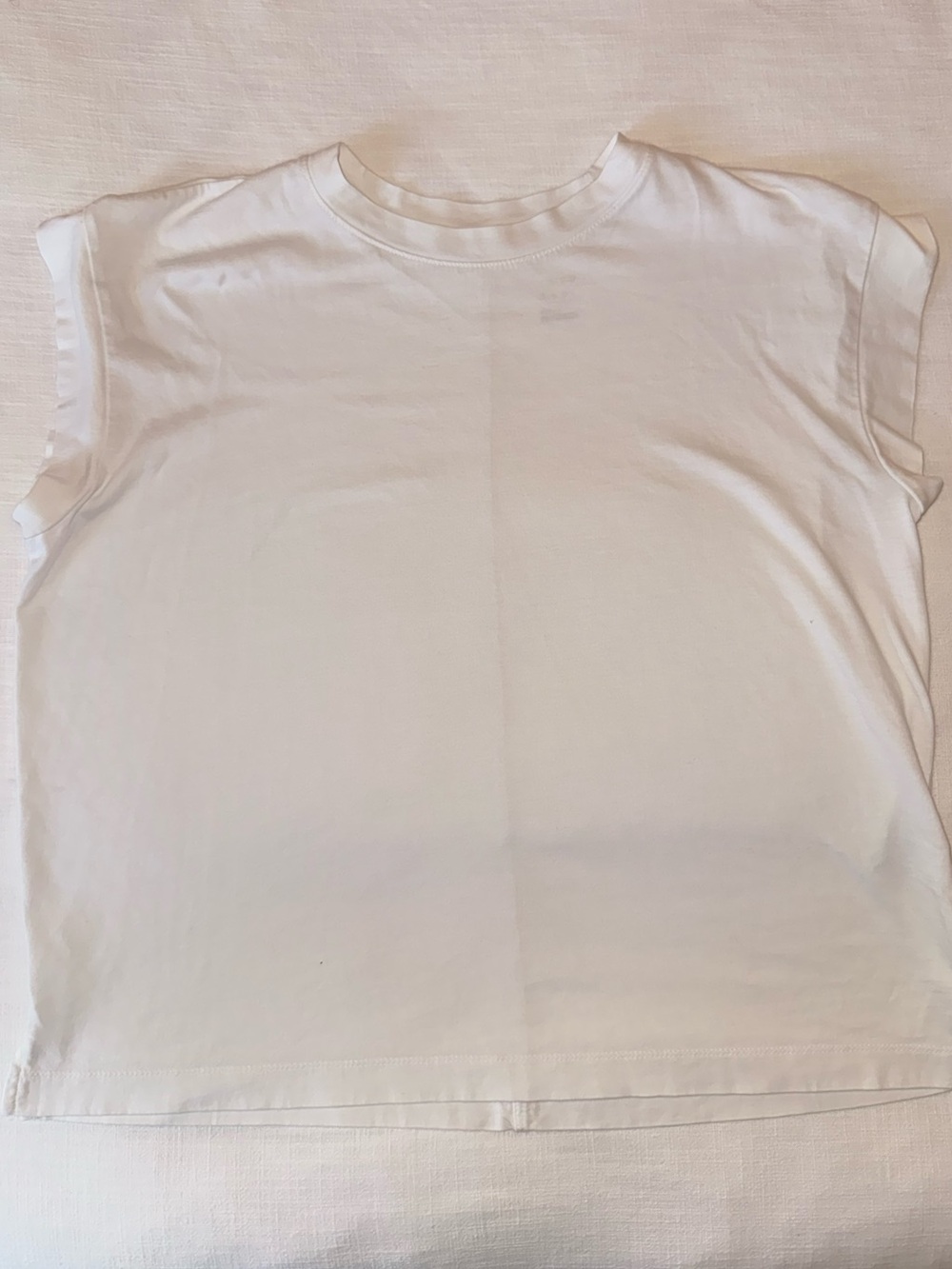 Women’s White Crew Neck Tee a new day